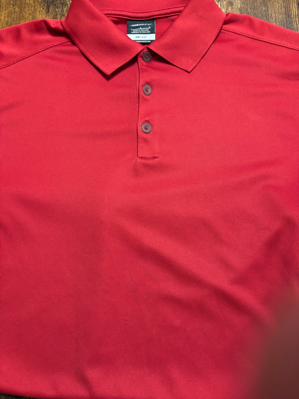 Nike Golf Men's Large Red Polo Shirt